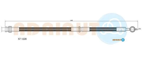 Flexible de frein ADRIAUTO 57.1228