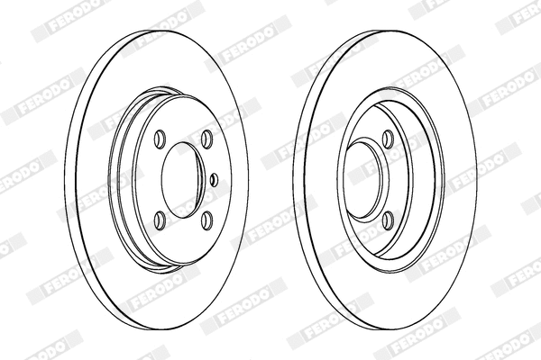 Disque de frein FERODO DDF062X