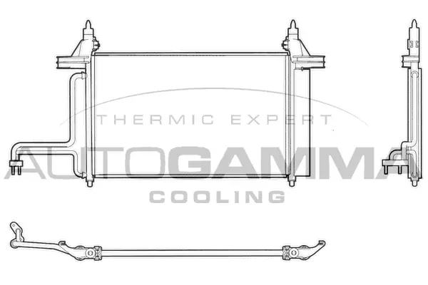 Condenseur, climatisation AUTOGAMMA 103060