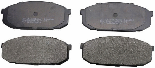 Kit de plaquettes de frein, frein à disque DENCKERMANN B110396