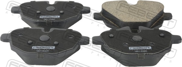 Kit de plaquettes de frein, frein à disque FEBEST 1901-G30R
