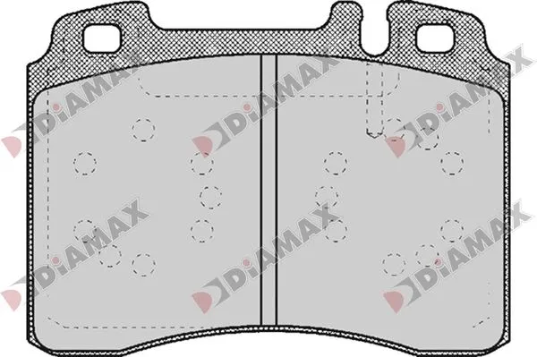 Kit de plaquettes de frein, frein à disque DIAMAX N09799