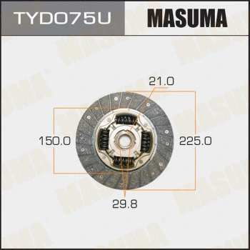 Disque d'embrayage MASUMA TYD075U