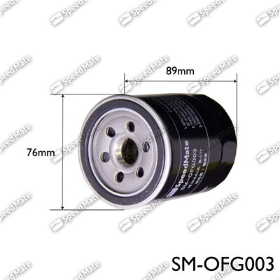 Filtre à huile SpeedMate SM-OFG003