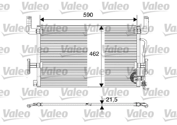 Condenseur, climatisation VALEO 816980