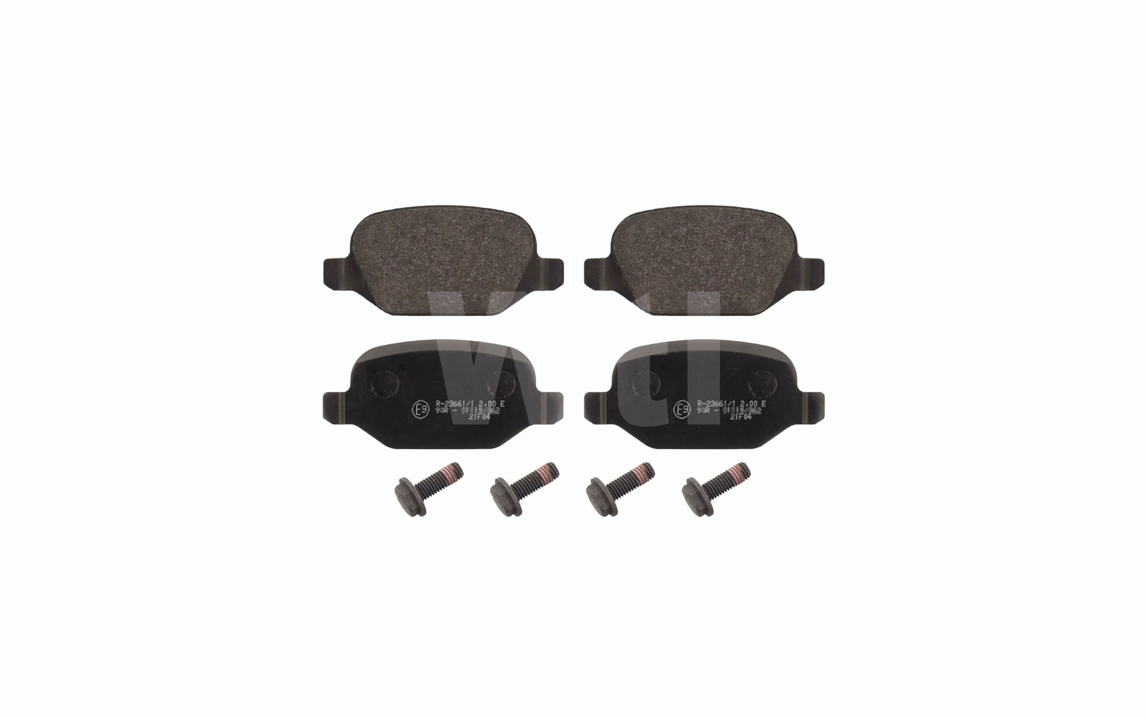 Kit de plaquettes de frein, frein à disque Wti Automotive K711132