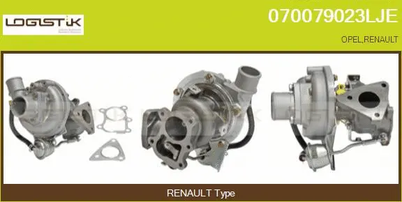 Turbocompresseur, suralimentation LGK 070079023LJE