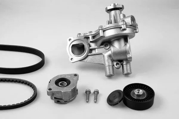 Pompe à eau+Jeu de courroie trapézoïdale à nervures GK K980151I