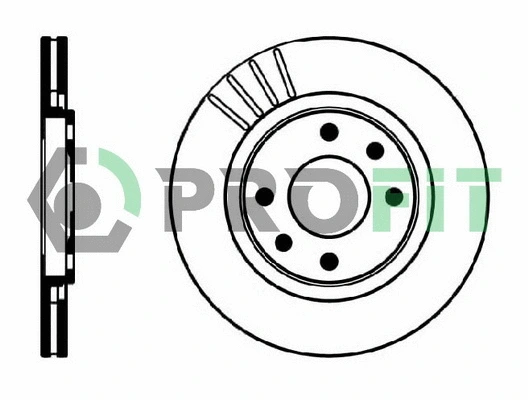 Disque de frein PROFIT 5010-0192