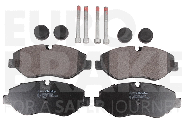 Kit de plaquettes de frein, frein à disque EUROBRAKE 5502223362