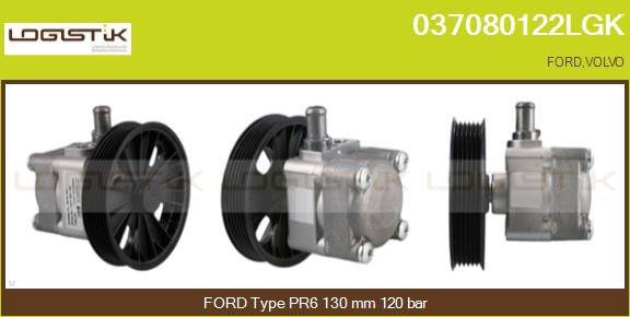 Pompe hydraulique, direction LGK 037080122LGK