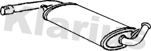Silencieux central KLARIUS 230453