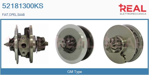 Groupe carter, turbocompresseur REAL 52181300KS