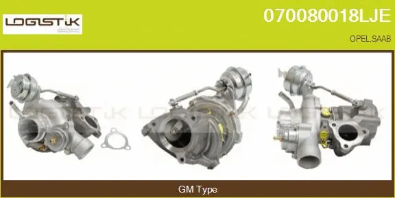 Turbocompresseur, suralimentation LGK 070080018LJE