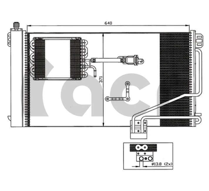 Condenseur, climatisation ACR 300582