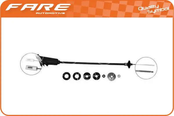 Tirette à câble, commande d'embrayage FARE-CO 24438
