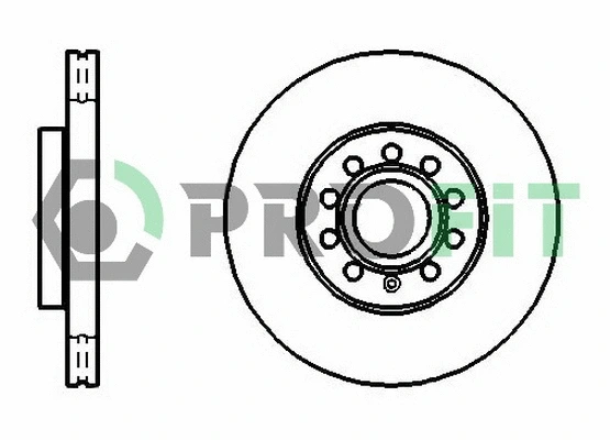 Disque de frein PROFIT 5010-1218