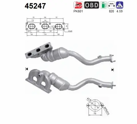 Catalyseur AS 45247