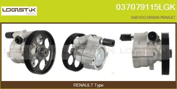 Pompe hydraulique, direction LGK 037079115LGK