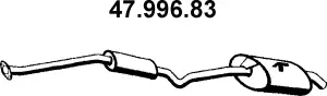 Silencieux arrière EBERSPÄCHER 47.996.83