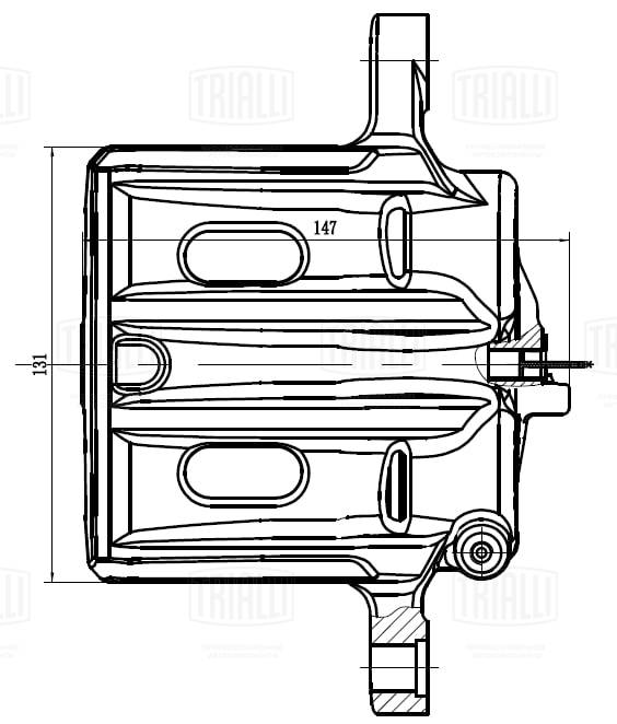 Étrier de frein TRIALLI CF 012097