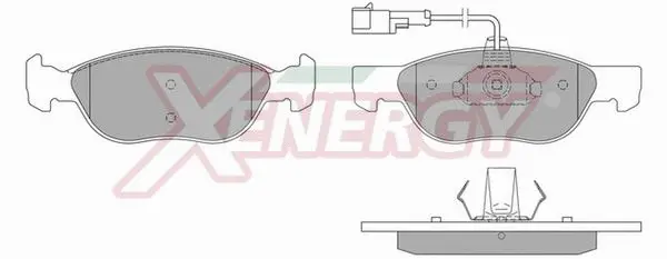 Kit de plaquettes de frein, frein à disque AP XENERGY X40573