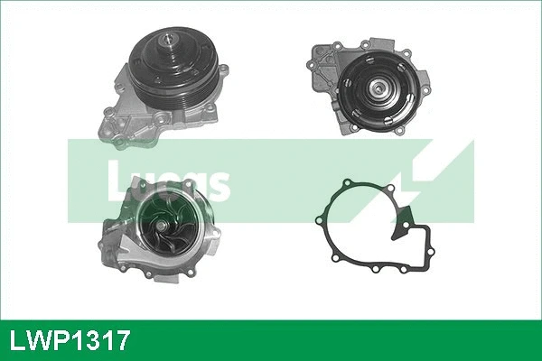 Pompe à eau, refroidissement du moteur LUCAS LWP1317