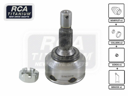 Jeu de joints, arbre de transmission RCA FRANCE CI90