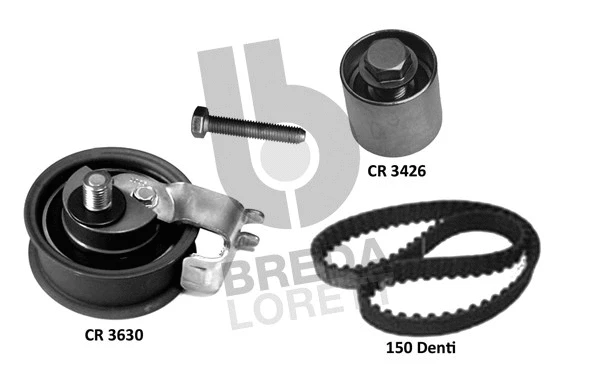 Kit de courroie crantée BREDA LORETT KCD0730