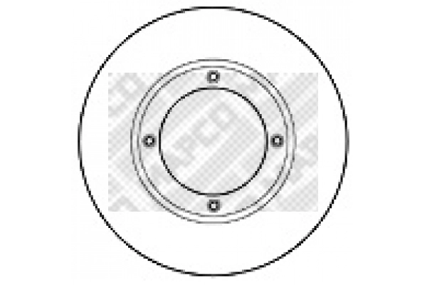 Disque de frein MAPCO 15590