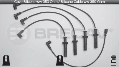 Kit de câbles d'allumage BRECAV 07.520