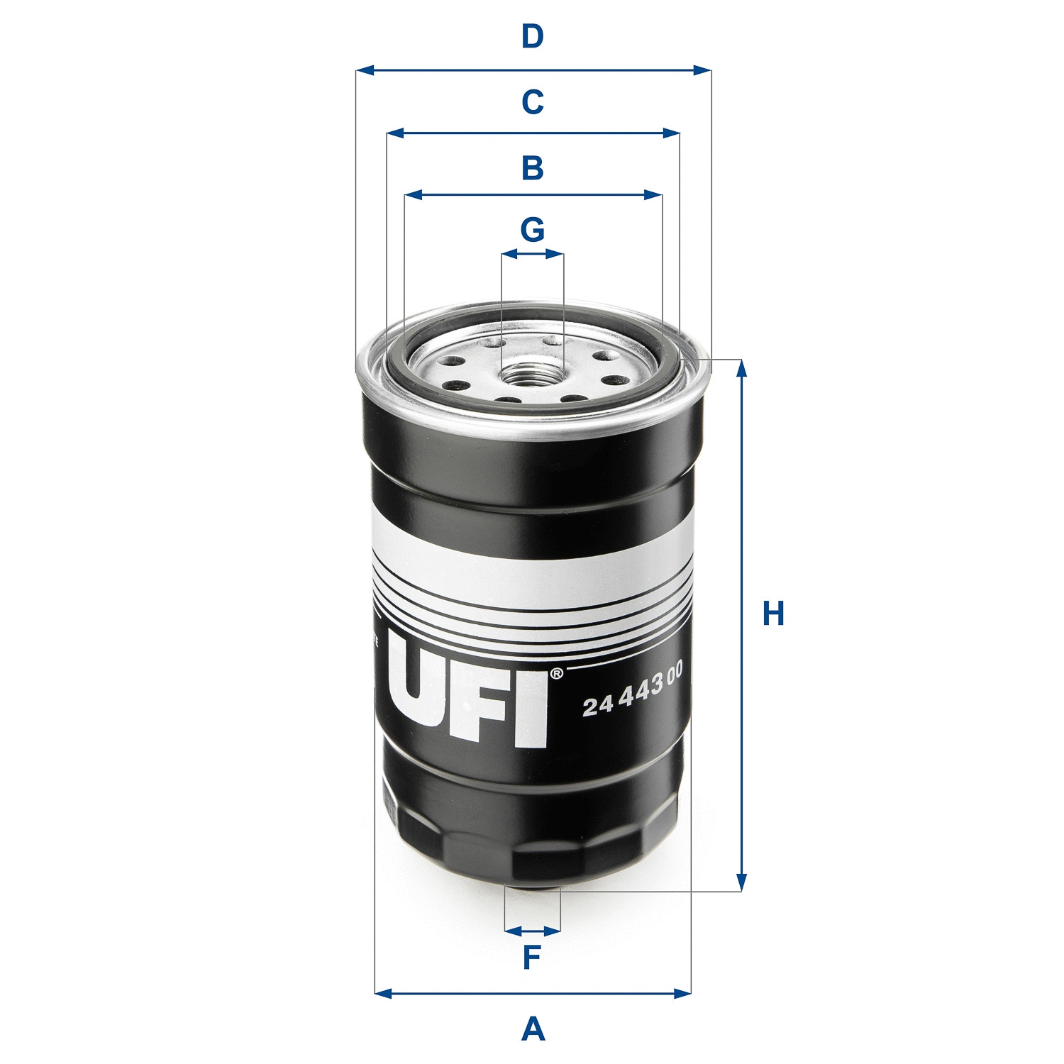 Filtre à carburant UFI 24.443.00