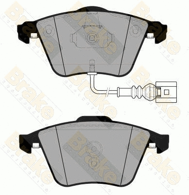 Kit de plaquettes de frein, frein à disque Brake ENGINEERING PA1833