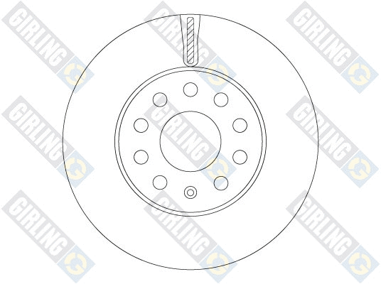 Disque de frein GIRLING 6069035