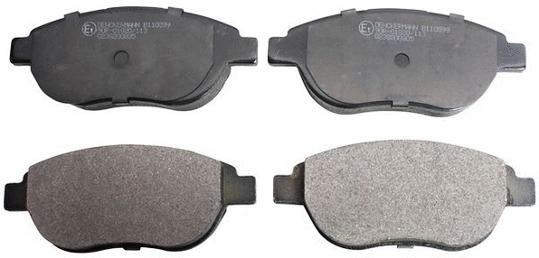 Kit de plaquettes de frein, frein à disque DENCKERMANN B110599
