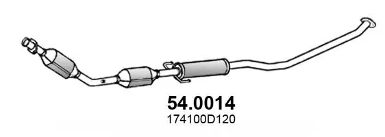Catalyseur ASSO 54.0014