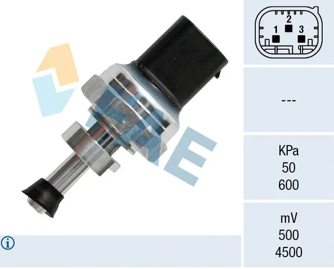 Capteur, pression des gaz échappement FAE 16154