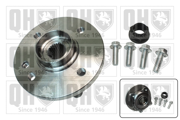 Kit de roulements de roue QUINTON HAZELL QWB1389