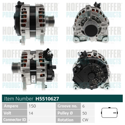 Alternateur HOFFER H5510627
