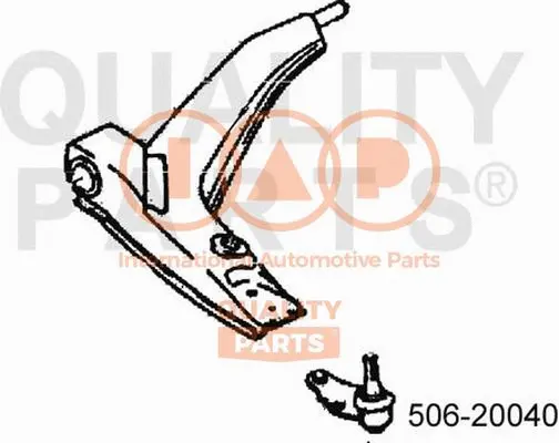 Rotule de suspension IAP QUALITY PARTS 506-20040