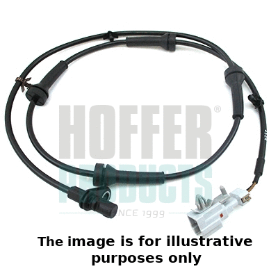 Capteur, vitesse de roue HOFFER 8290913E