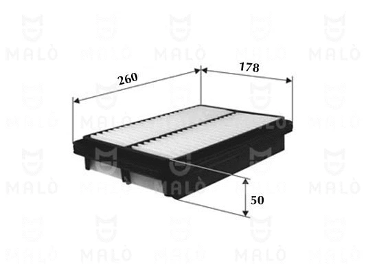 Filtre à air AKRON-MALÒ 1500392
