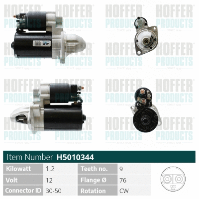 Démarreur HOFFER H5010344