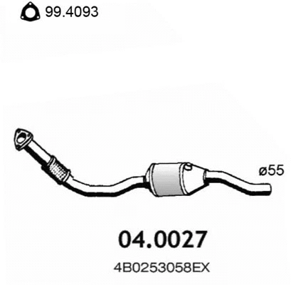 Catalyseur ASSO 04.0027