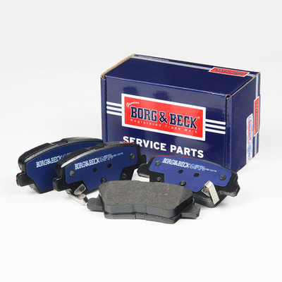 Kit de plaquettes de frein, frein à disque BORG & BECK BBP2563