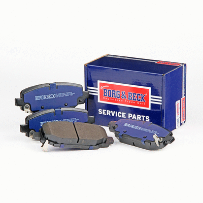 Kit de plaquettes de frein, frein à disque BORG & BECK BBP2869