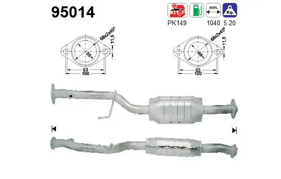 Catalyseur AS 95014