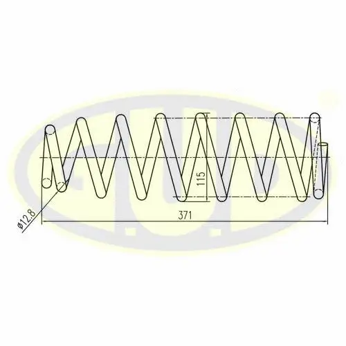 Ressort de suspension G.U.D. GCS055437