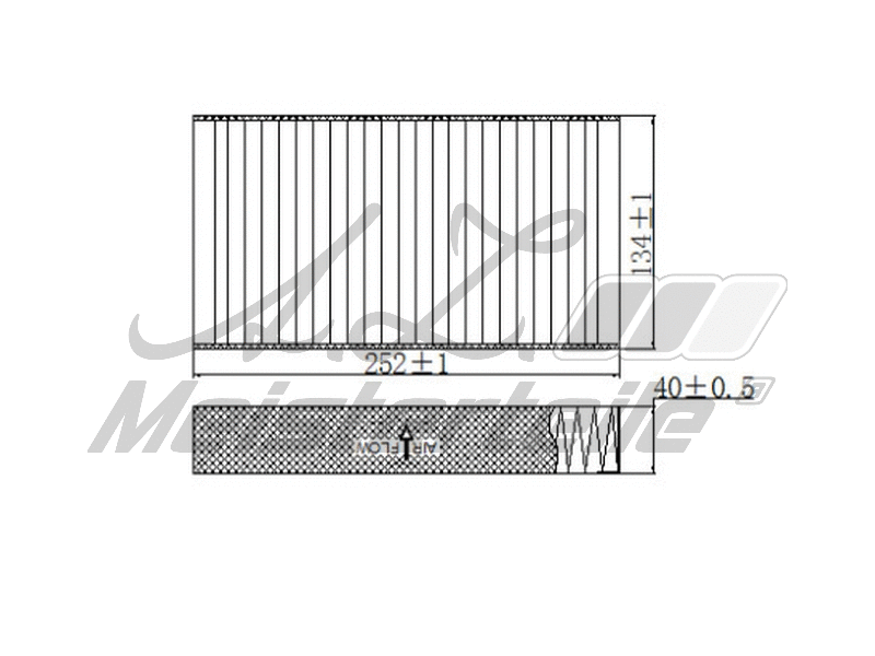 Filtre, air de l'habitacle A.Z. Meisterteile AZMT-41-010-1750