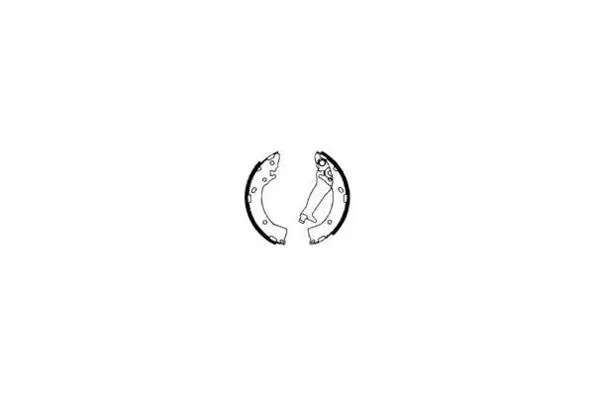 Jeu de mâchoires de frein E.T.F. 09-0639